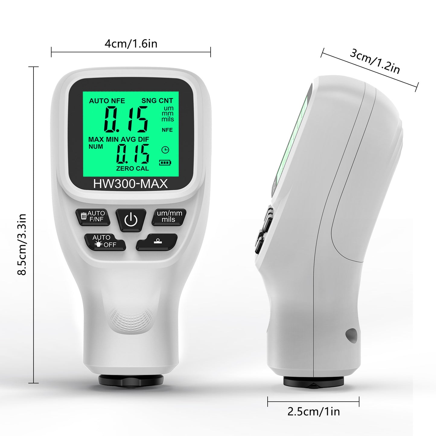 HW300-MAX Coating Thickness Gauge