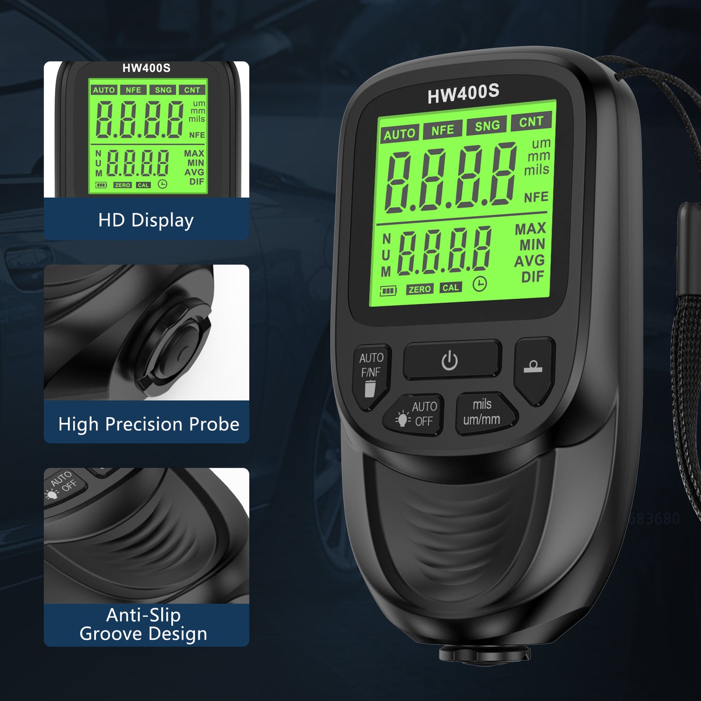 HW-400S Coating Thickness Gauge