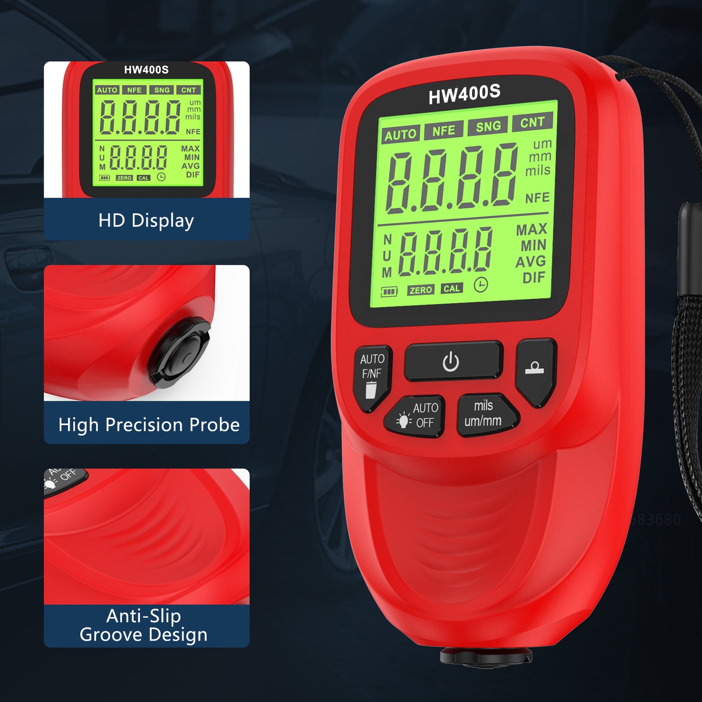 HW-400S Coating Thickness Gauge