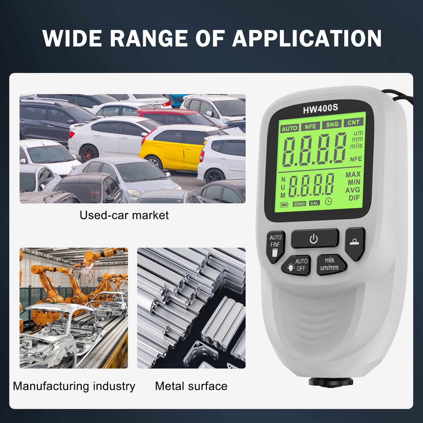 HW-400S Coating Thickness Gauge