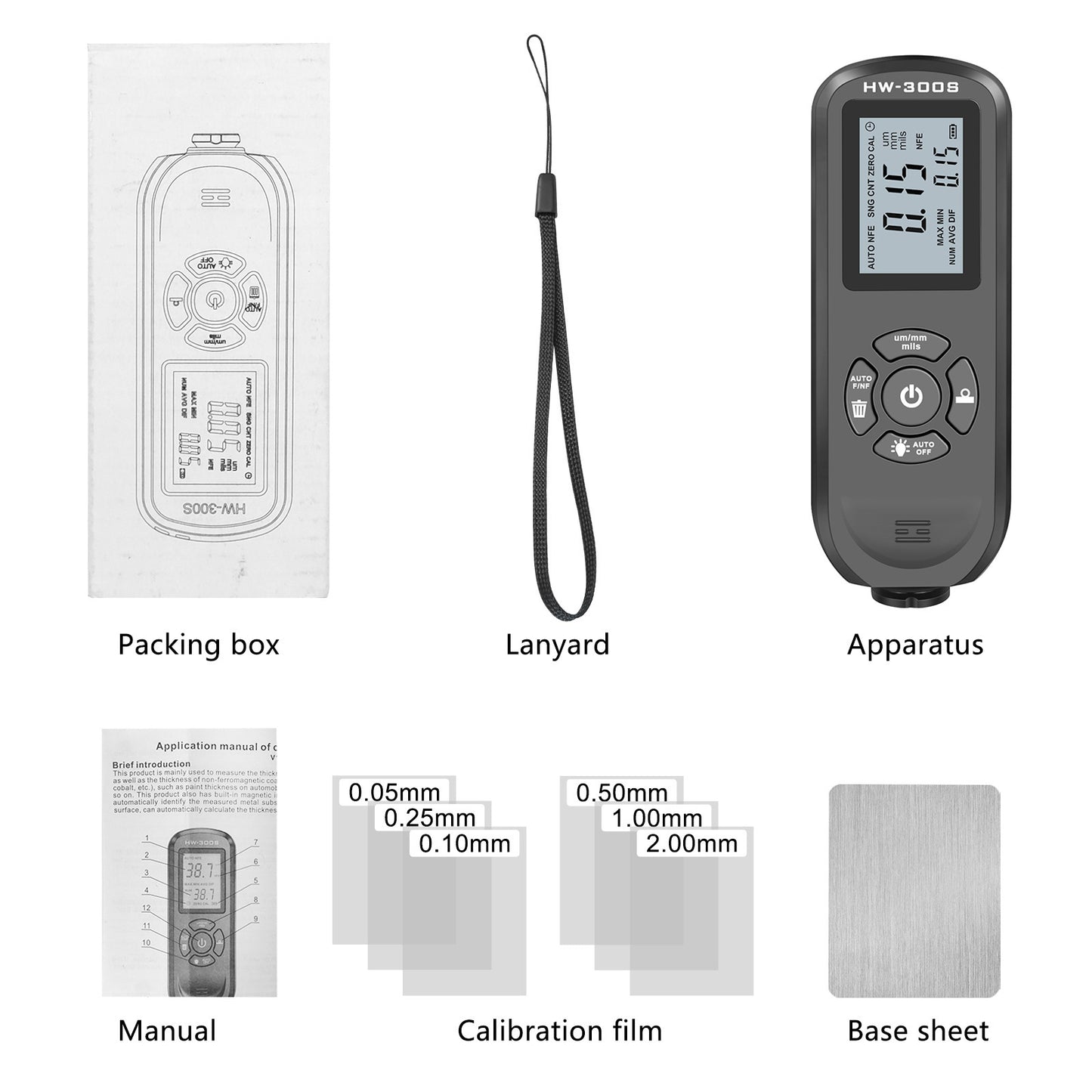 HW-300S Coating Thickness Gauge